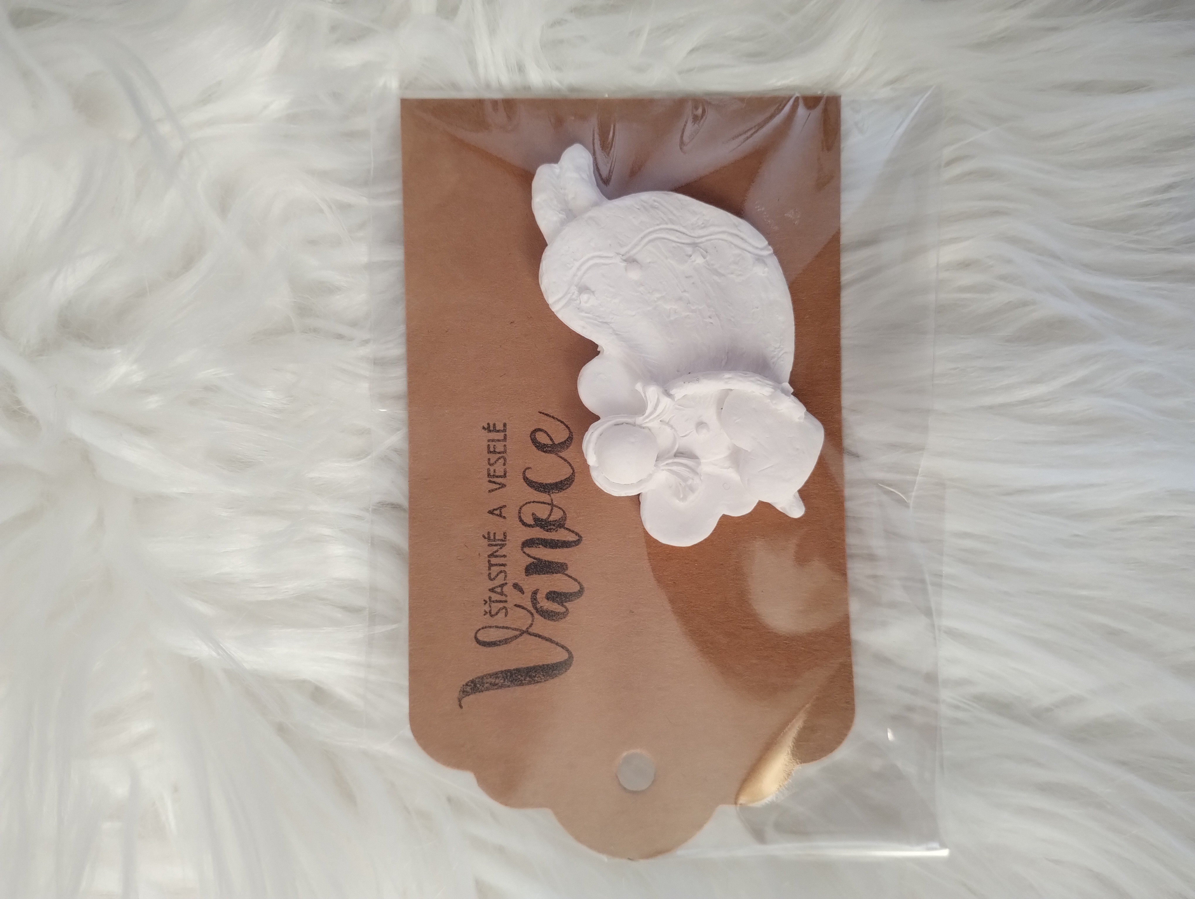 Vánoční přání s andělkou