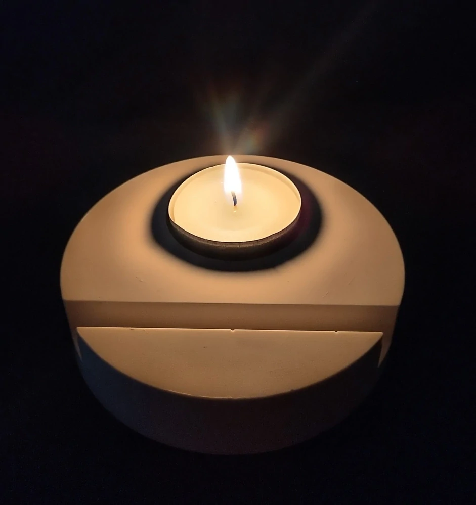 Čílko ke svícnu -  dům se srdíčkem