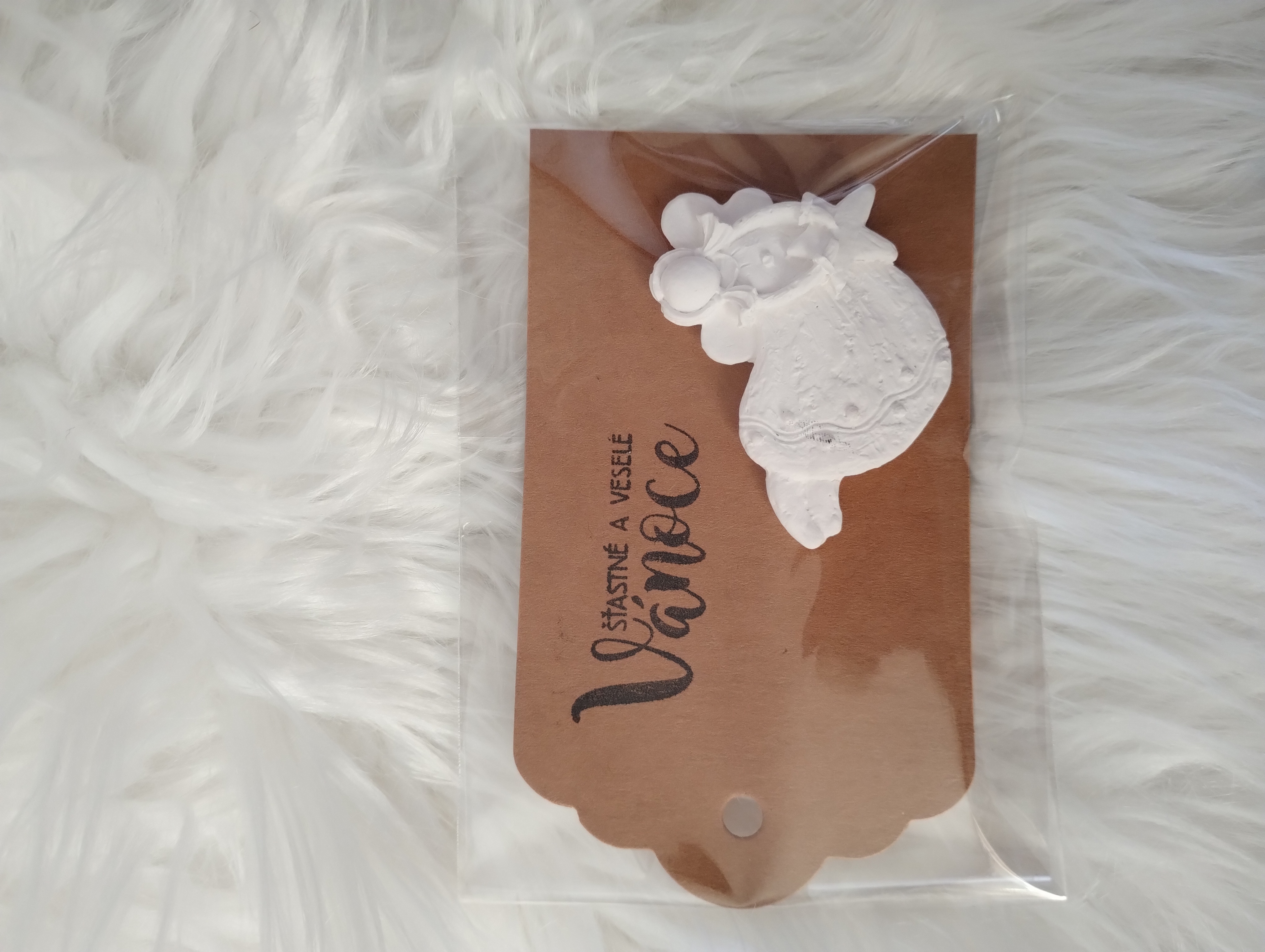 Vánoční přání s andělkou